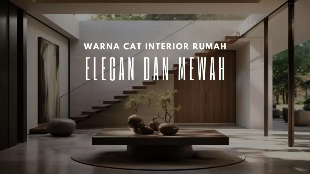 Warna Cat Rumah Bagian Dalam Yang Elegan Dan Mewah