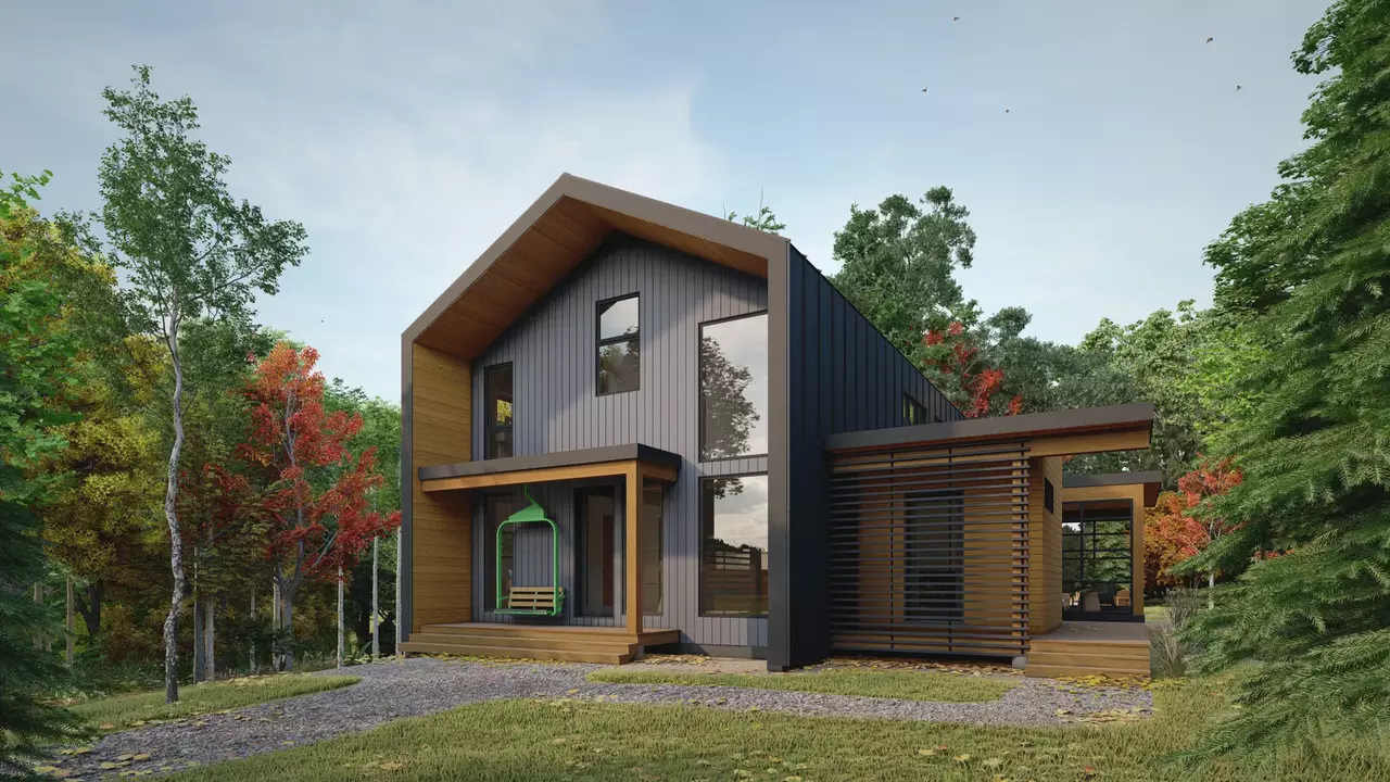 Arsitektur Rumah Dengan Gaya Cabin Atau Scandinavian