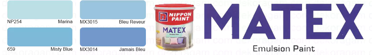 Cat Nippon Paint Matex Warna Biru