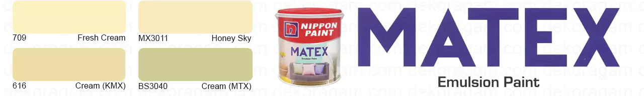 Cat Nippon Paint Matex Warna Cream