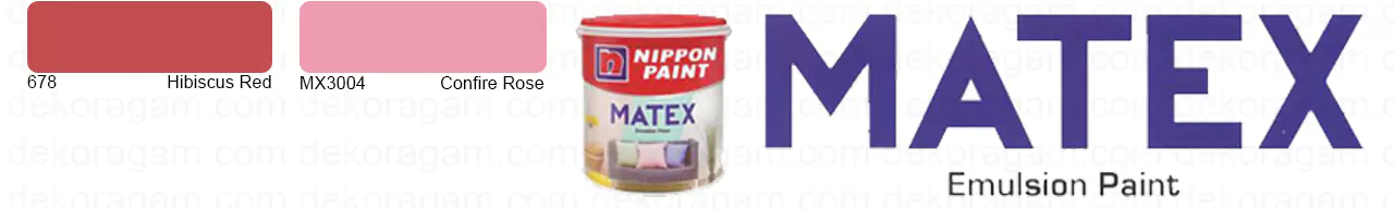 Cat Nippon Paint Matex Warna Merah