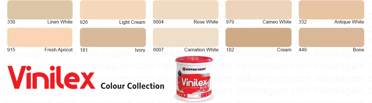 Cat Nippon Paint Vinilex Warna Cream