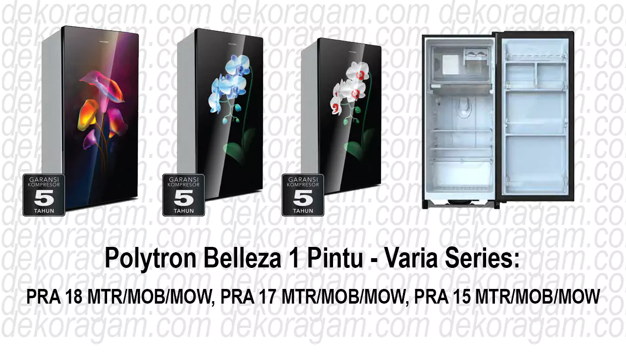 Kulkas Polytron Belleza 1 Pintu Varia Series