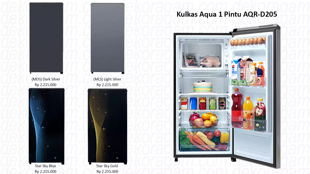 Kulkas Aqua 1 Pintu Aqr D205