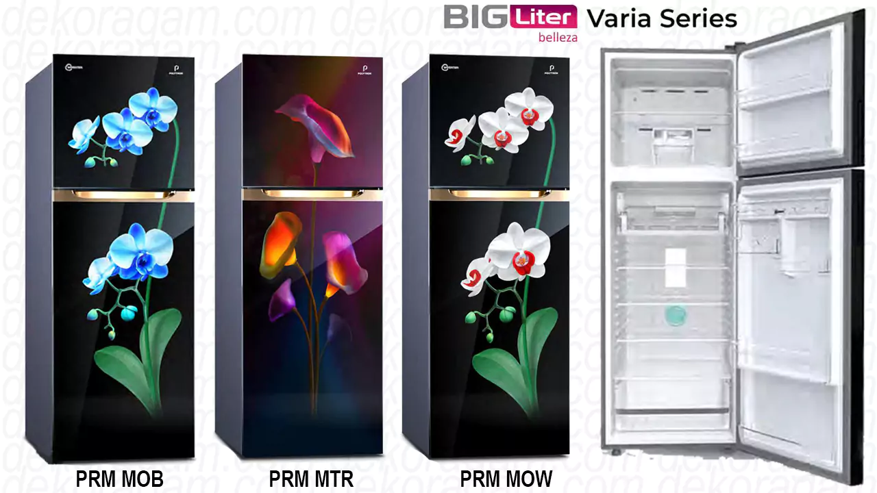 Kulkas Polytron 2 Pintu Big Liter Belleza Varia Series