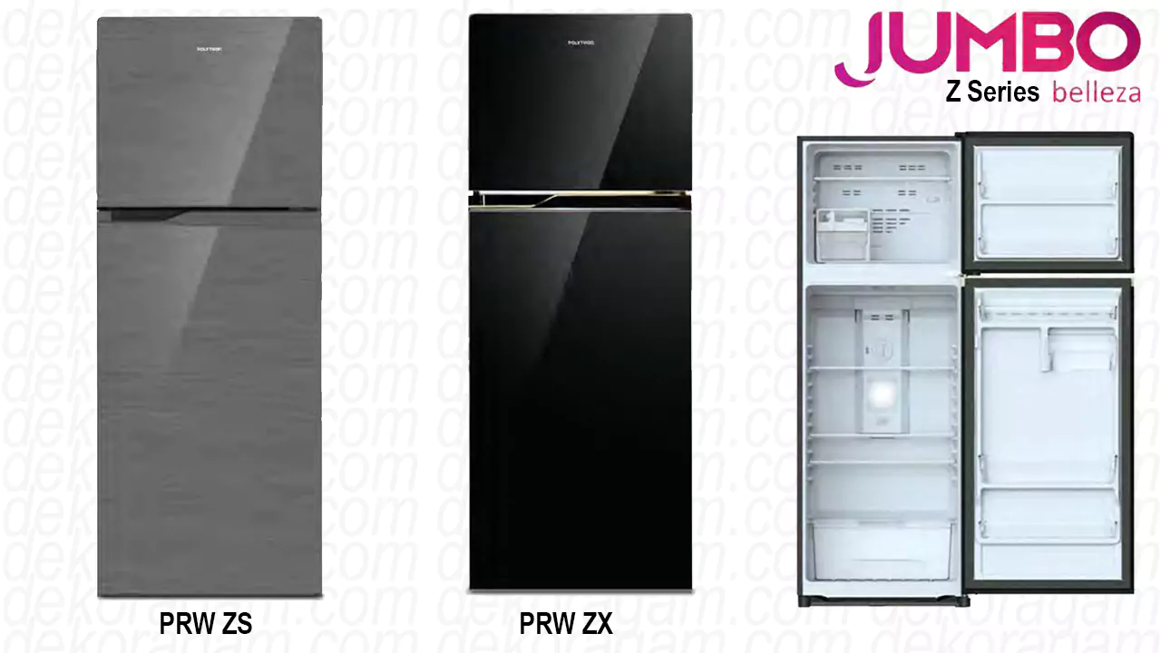 Kulkas Polytron 2 Pintu Jumbo Belleza Z Series