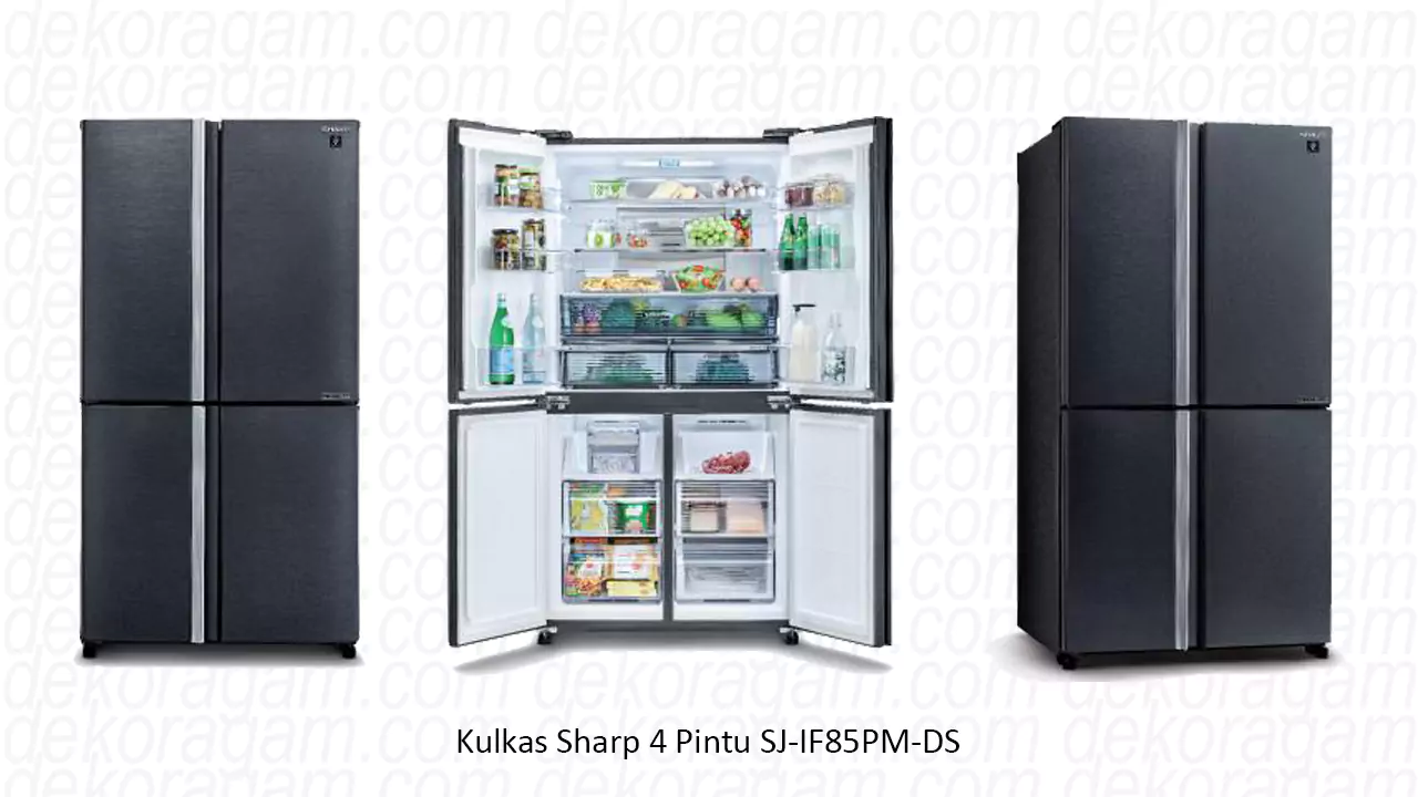 Kulkas Sharp 4 Pintu Sj If85pm Ds