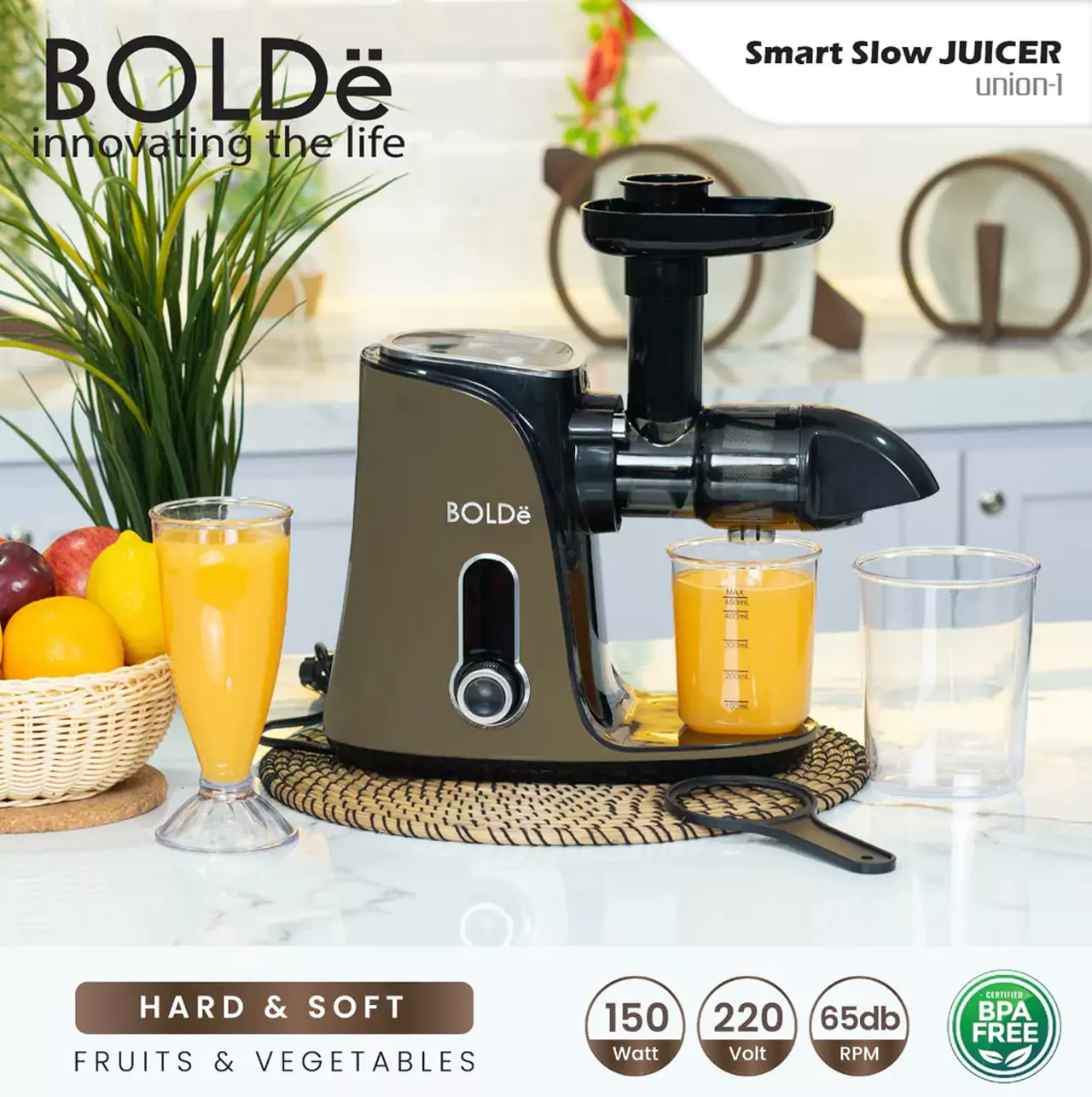 Bolde Smart Slow Juicer Union 1