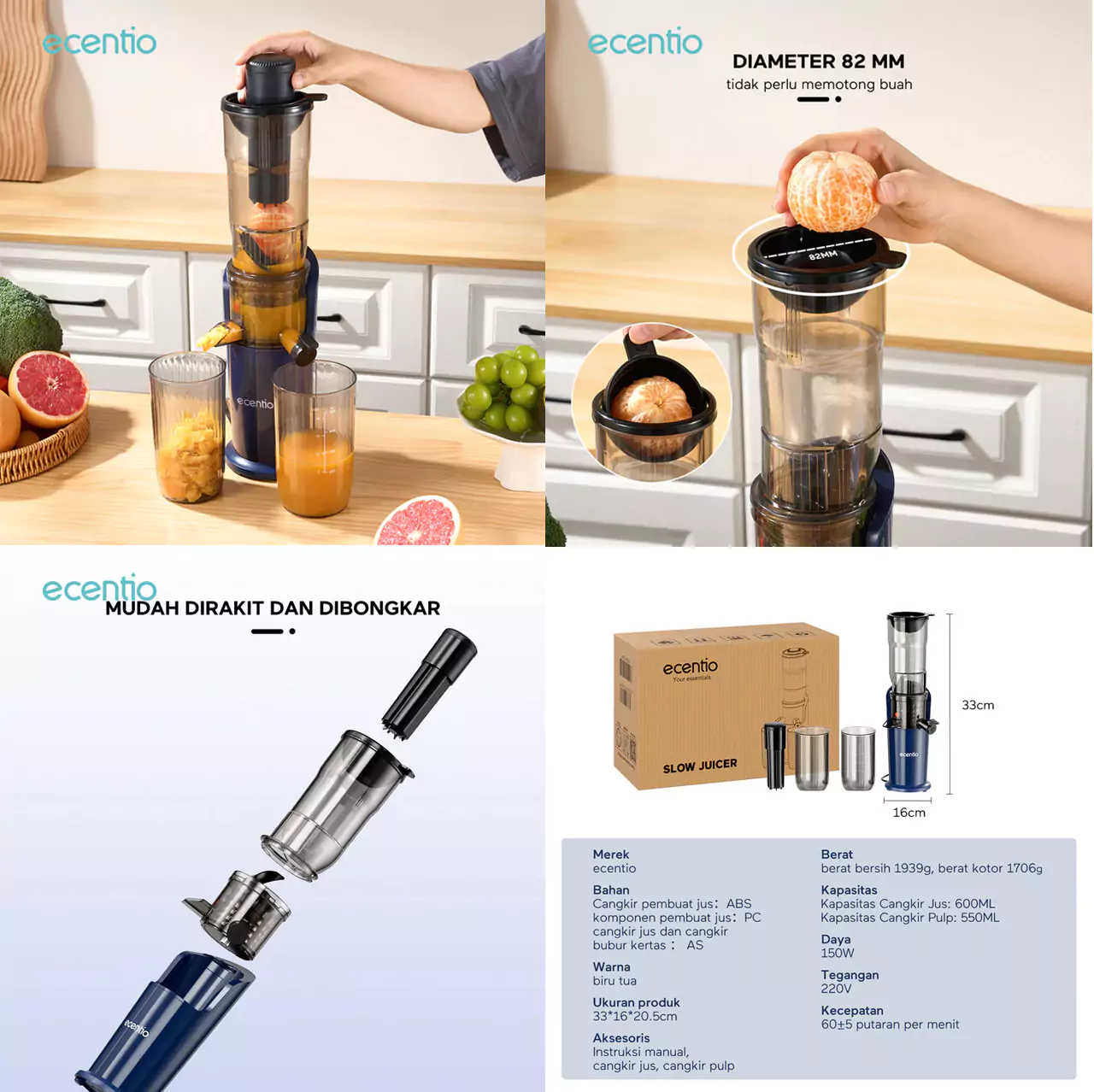 Ecentio Slow Juicer