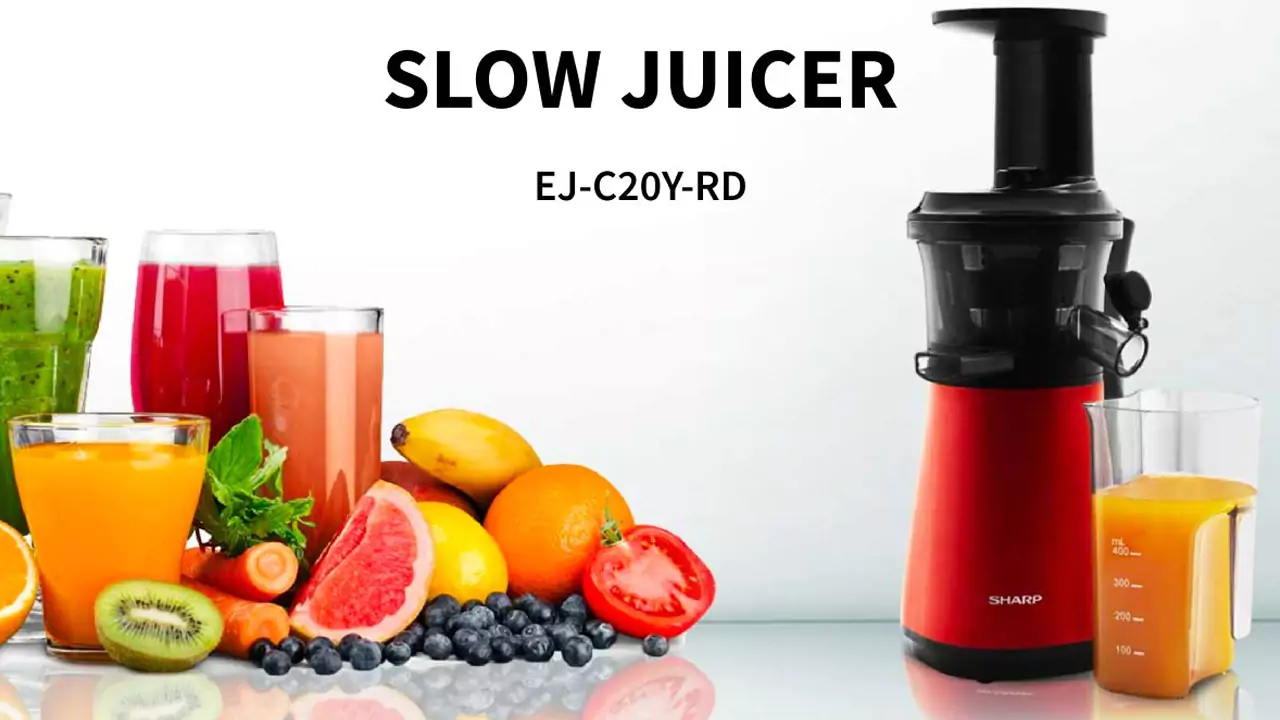 Sharp Slow Juicer Ej C20y Rd