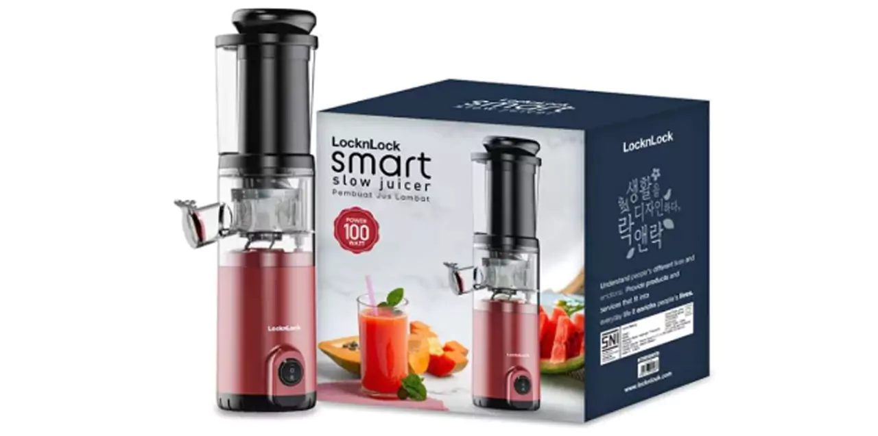 Slow Juicer Locknlock Ejj143red