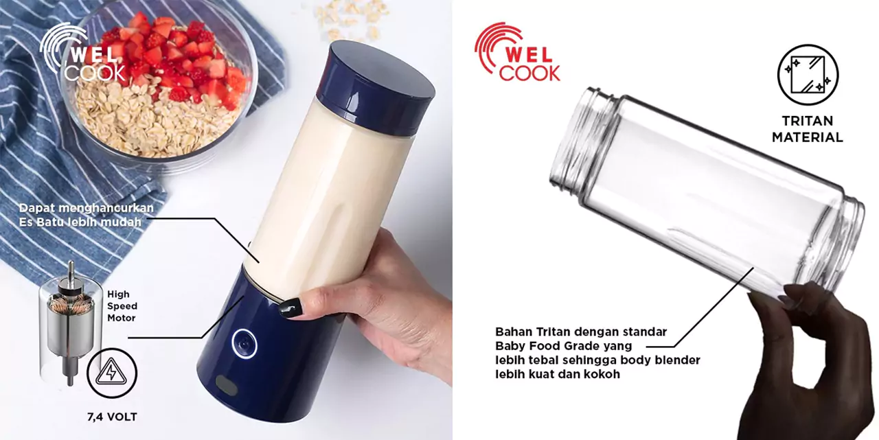 Welcook Premium Portable Blender