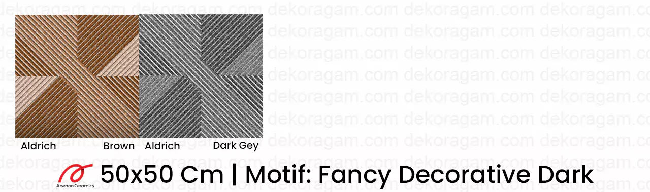 Katalog Keramik Arwana 40x40 Motif Fancy Decorative Dark