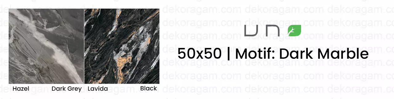 Katalog Keramik Uno 50x50 Motif Dark Marble