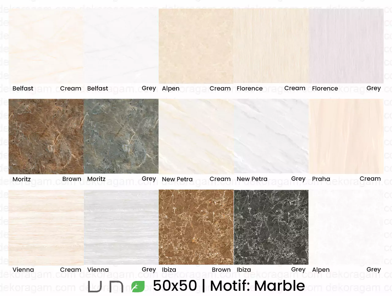 Katalog Keramik Uno 50x50 Motif Marble