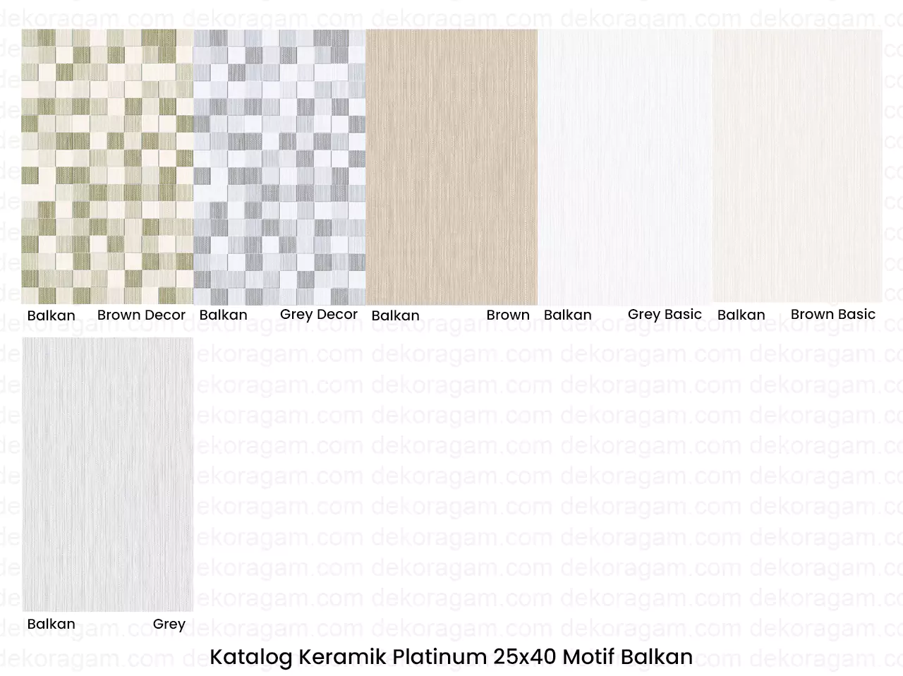 Katalog Keramik Platinum 25x40 Motif Balkan