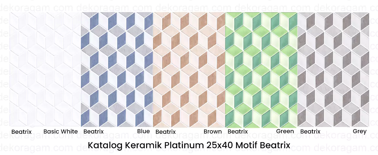 Katalog Keramik Platinum 25x40 Motif Beatrix