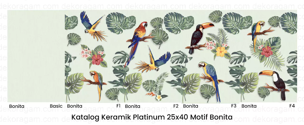 Katalog Keramik Platinum 25x40 Motif Bonita