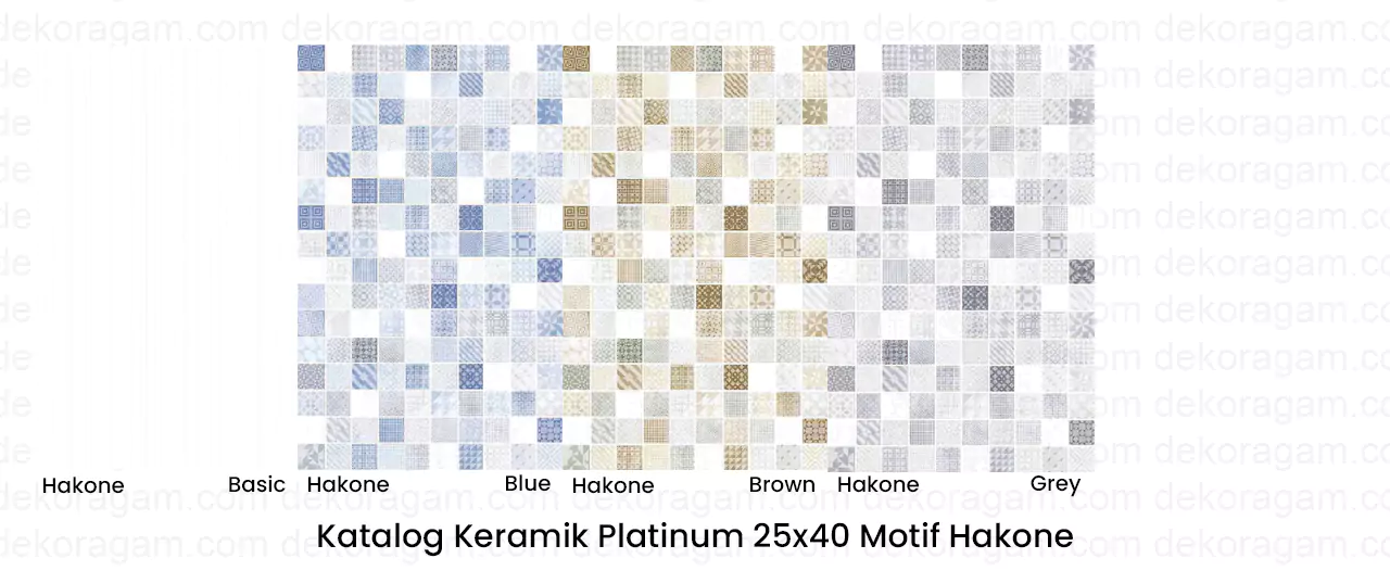 Katalog Keramik Platinum 25x40 Motif Hakone