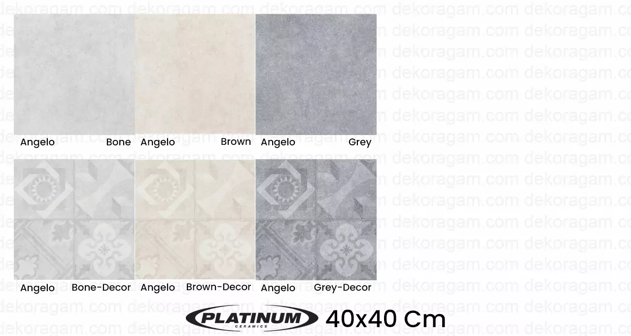 Katalog Keramik Platinum 40x40 Motif Angelo