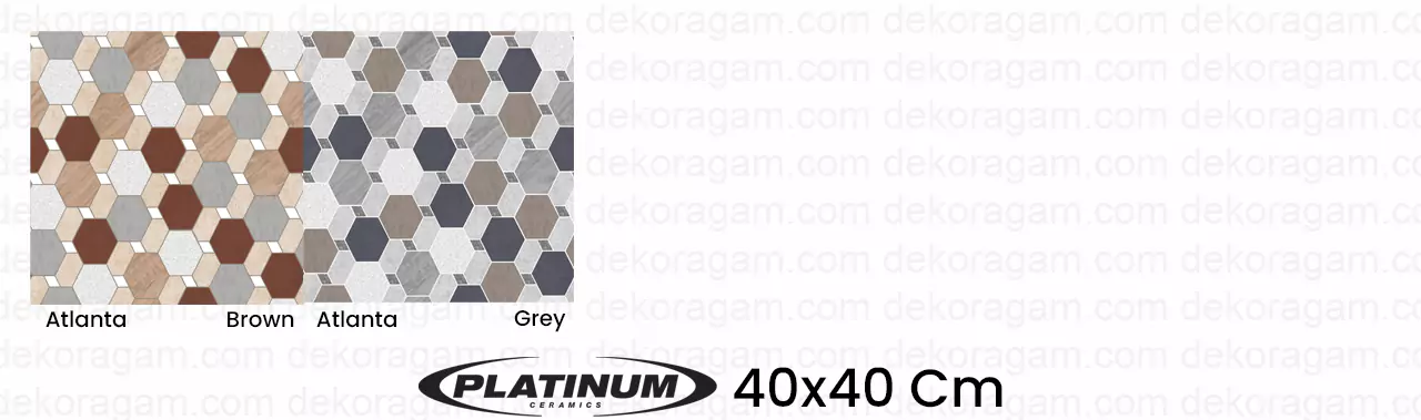 Katalog Keramik Platinum 40x40 Motif Atlanta