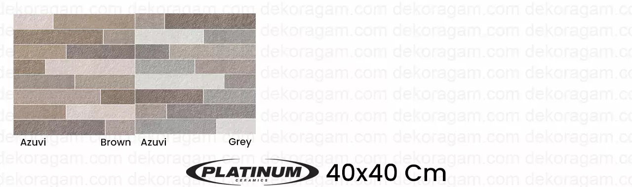 Katalog Keramik Platinum 40x40 Motif Azuvi