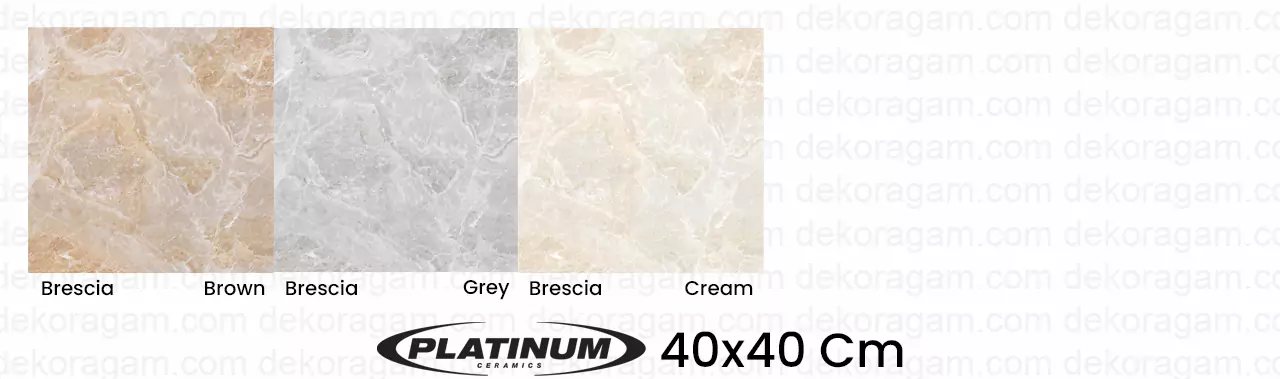 Katalog Keramik Platinum 40x40 Motif Brescia