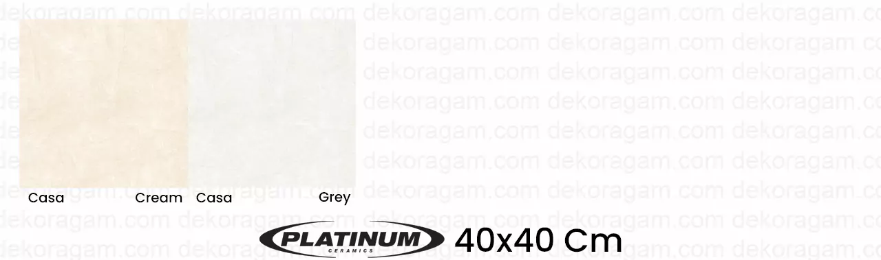 Katalog Keramik Platinum 40x40 Motif Casa