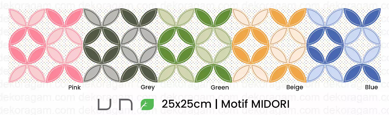 Katalog Keramik Uno 25x25 Motif Midori