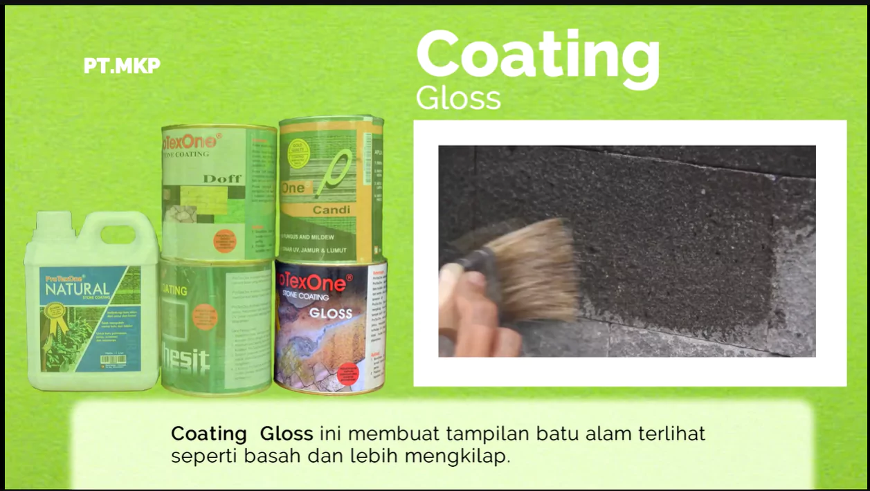 Protexone stone coating gloss