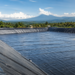 Construction site geomembrane